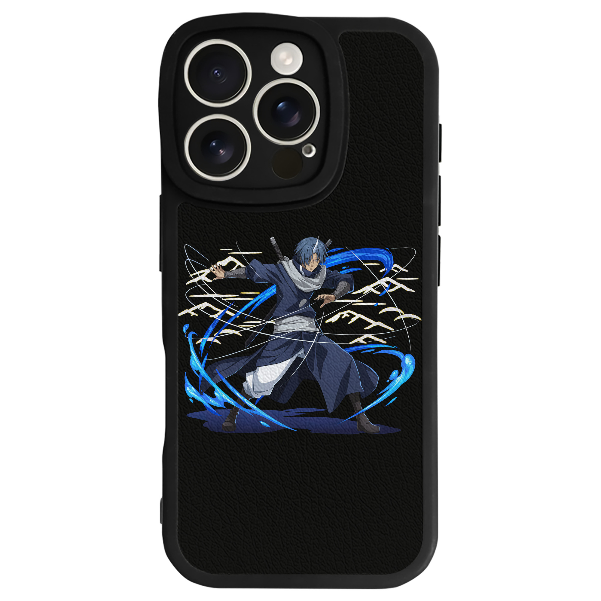 （画像用） 転スラ Regarding Reincarnated to Slime 【iPhone 16シリーズ対応】シリコンスマホケース（レザー調） 材質：シリコン